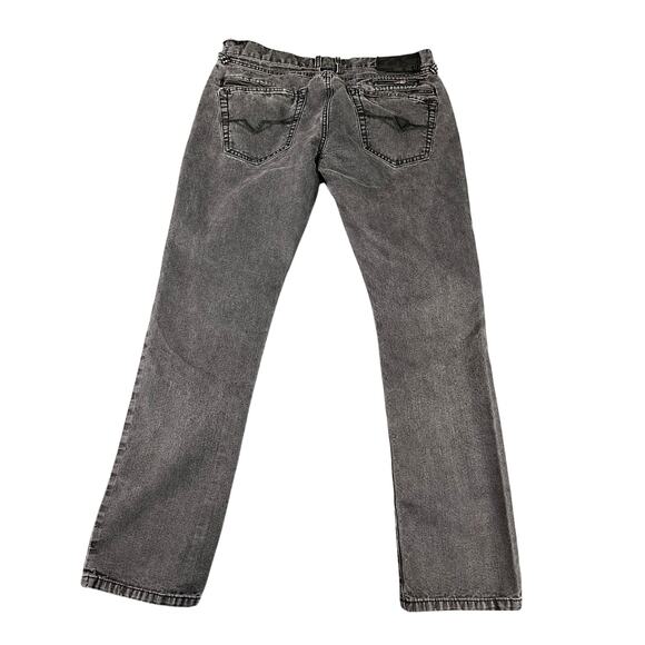 Men’s GUESS Jeans Size 32×30 Black/Gray Wash Straight-Leg – Excellent Condition - Picture 2 of 10